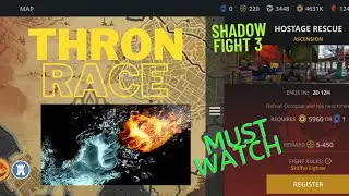 THRONE RACE Full fight at #shadow fight 3 || easy version.
