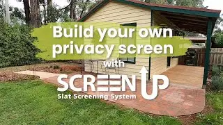 How to create backyard privacy with screen up