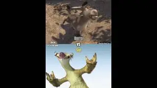 Burro (Shrek) vs Sid (A Era do Gelo) #capcut #edit #vsbatalha #vsbattle