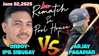 ARJAY GRACIA 🆚 ONDOY IPIL REMATCH SA POOL HOUSE TAGUM CITY