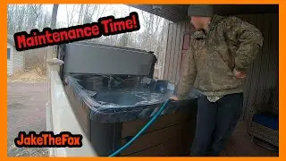 Doing Some Maintenance On The Hot Tub, And Cleaning Out A Water Stream! 