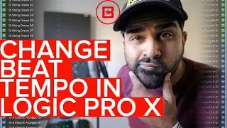 How to change Beat/Instrumental Tempo in Logic Pro X?