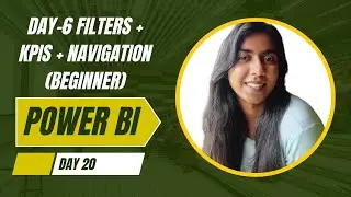 Day 20-Power BI Dashboard Tutorial — Slicers, Cards, Charts & Buttons Explained #dataanlysis #excel 