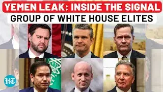 Trump's Security Nightmare: Who Were in the White House Signal Group Chat? Vance | Waltz | Houthis