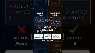 99% Get This Wrong! 🚫 While vs Do-While Loop #javainterview #java #accenture #wipro