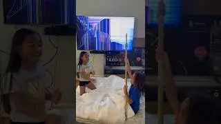 Kids break mom big t.v #shorts