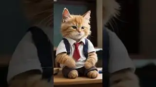 cat story 😀😃😺😸😹 #cat #minicat #cute #meow #kitten #tinypaws #pets #funny #meaw #sad #backtoschool