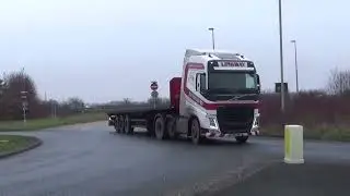 UK British Truck Action from Solstice Services A303 12/12/22
