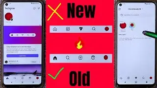 Как изменить интерфейс Instagram New Ui на задний