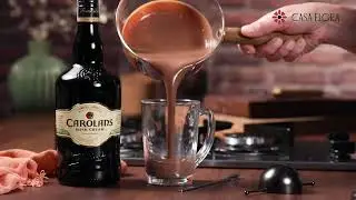 RECEITA DE DRINK: chocolate quente com Carolans