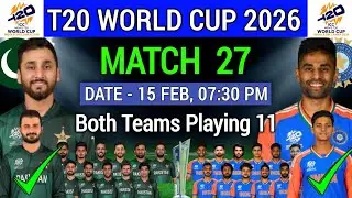 ICC T20 World Cup 2026 India vs Pakistan | India vs Pakistan Playing 11 | Ind vs Pak Playing 11 