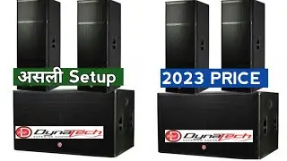 Dynatech full Dj setup | 2bass 4top dynatech Full setup price | Powerfull dj