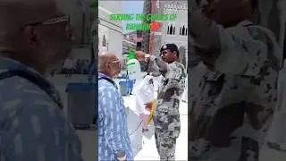 Saudi Forces Serving the Guests of RAHMAN. Alhamdulillah. HAJ 2023