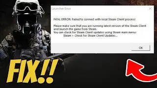 How to fix csgo fatal error &brvbar; failed to connect with local steam client process