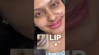 Lip neutralisation at Best permanent makeup studio in Mumbai