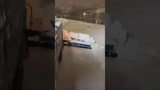 The pull plow is just more efficient 💨❄️#snowremoval