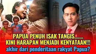 GIBRAN DATANG KE PAPUA DISAMBUT PENUH TANGIS‼️😭 perubahan besar terjadi...