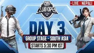 [Nepali] PMCO South Asia Group Stage Day 3 | Fall Split | PUBG MOBILE CLUB OPEN 2020