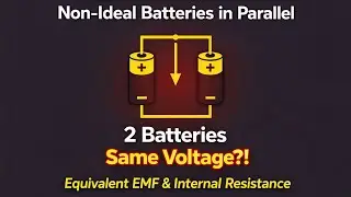 Jee pyq ~ Non ideal Parallel batteries equivalent emf : JEE&rsquo;s favorite trick question . 