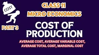 COST | CLASS 11 | AVERAGE COST | AVERAGE VARIABLE COST | AVERAGE TOTAL COST