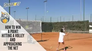 How to win a point: hitting a drive volley and approaching the net