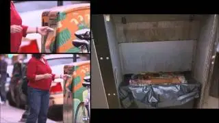 BigBelly Solar Compactor in Action
