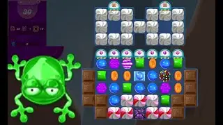 Candy Crush Saga Level 547 Frog have to jump one time