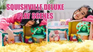 Unboxing Squishville Deluxe Play Scenes #squishville #squishmallows