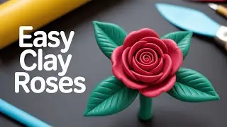 Easy clay flower😍😍😍 | DIY Teachers Day Gift idea #youtubeshorts #diy #artandcraft #rose #kidsvideo
