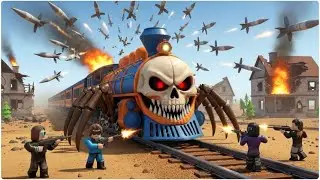 LIVE💑Shoot Train Spider Attack | ROBLOX | Ultimate Virtual Game #roblox #samraatgamerz #livestream