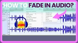 How to add Fade In Effect on Audio in Audacity