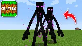 How to Spawn MUTANT ENDERMAN in CRAFTING and BUILDING