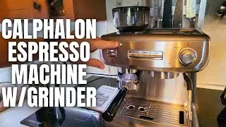 Calphalon Espresso Machine with Coffee Grinder