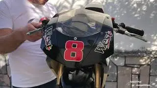 PART 4 - STARTING - Pocket bike Honda Pons West MT4 water cooled on the Work Stand