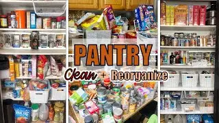 MESSY PANTRY CLEAN & ORGANIZE WITH ME | REAL LIFE MESS | EXTREME CLEANING MOTIVATION