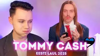 REACTION - TOMMY CASH - Eesti Laul 2025 | Estonia - Eurovision 2025 | Евровидение 2025 - Реакция