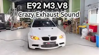 BMW E92 M3 V8 iPE Evolution Catback Exhaust Crazy Sound