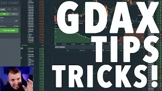 GDAX/COINBASE TIPS!