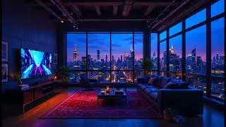 Rainy City Lights 🌧️ Lofi Hip Hop Beats for Deep Focus & Calm