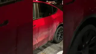 Tesla 5 Minute Automatic Carwash #tesla #teslamodely #tech #carwash