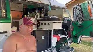 Kombi Alice do vav&ocirc; Wilson com netos filhos e nora na cidade de Rio quente goias