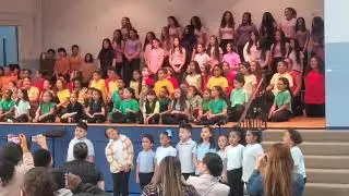 5-21-25 Spring Concert - Students Singing Our School Song In Spanish