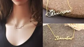 Custom Name Pendant Necklaces & Rings