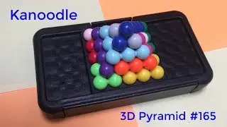 Kanoodle Game Puzzle Tutorial (Pyramid #165)