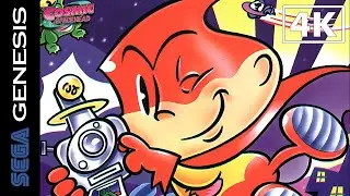 Cosmic Spacehead (Genesis) Playthrough [4K]