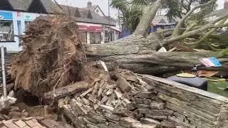 Storm Eunice - Storm chasing in Cornwall (Compilation)