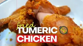 Simple and Fast Crispy Tumeric Fried Chicken ᴴᴰ