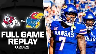 Fresno State vs. Kansas Football Full Game Replay (8.23.25) | 2025 Big 12 Football