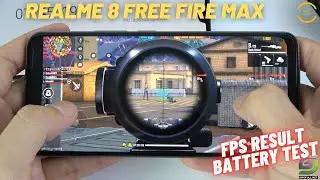 Realme 8 test game Free Fire Max | Helio G95, RAM 8GB, Super AMOLED 6.4 inches Display