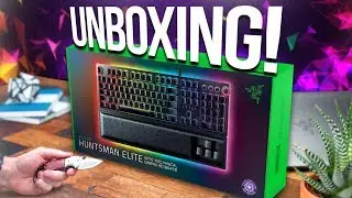 Razer Huntsman Elite Keyboard Unboxing!